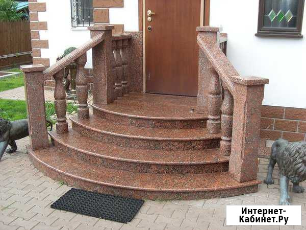 Ступени для крыльца из натурального гранита Красково - изображение 1
