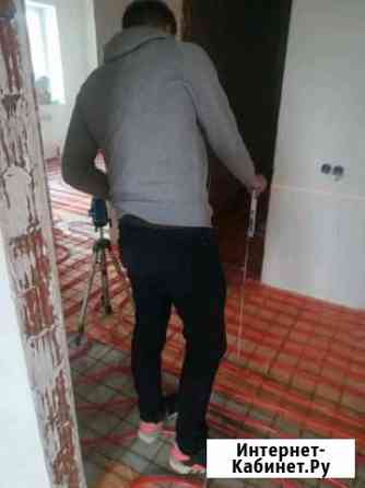 Стяжка пола механизированная полусухая Казань