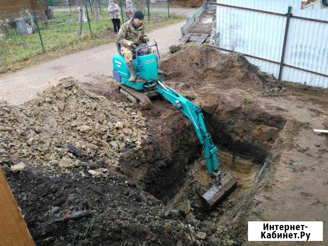 Миниэкскаватор, дренаж, чистка канав, выравнивание Санкт-Петербург - изображение 1