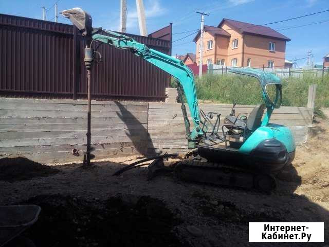 Услуги миниэксковатора, ямобура Иркутск - изображение 1