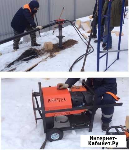 Фундамент на винтовых сваях замена поднимаем дома Киржач - изображение 1