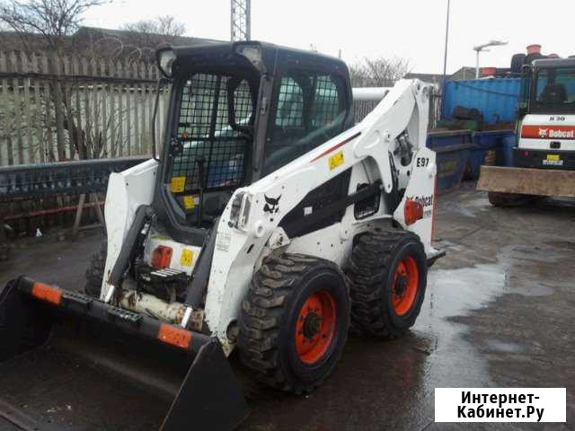 Аренда минипогрузчика Bobcat ковш,вилы, щетка Москва - изображение 1