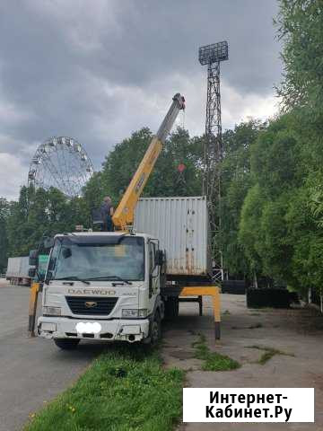 Кран-борт стрела 7т, борт 12т, кранборт, кран борт Пермь - изображение 1