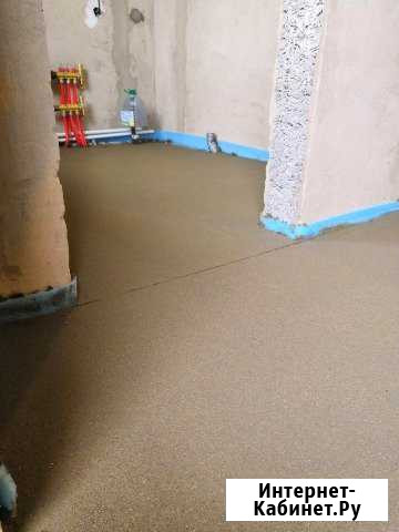 Полусухая стяжка - ровный пол за 1 день Кострома - изображение 1