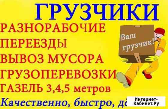 Крепкие грузчики Любые машины для вас Дубна