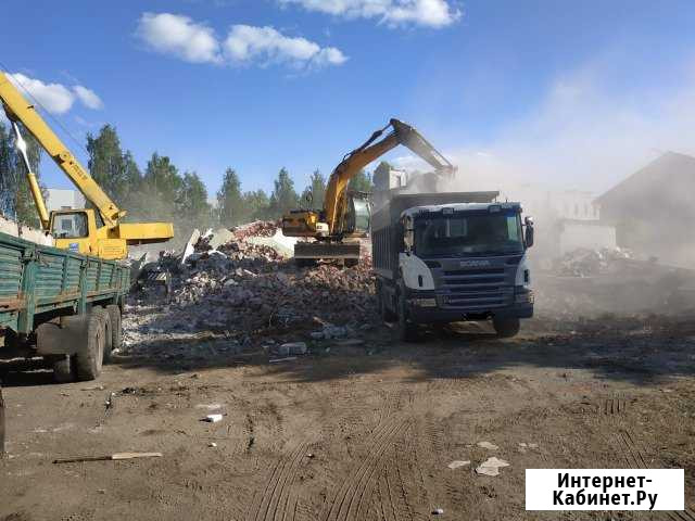 Услуги экскаватора-погрузчика с гидромолотом Покров - изображение 1
