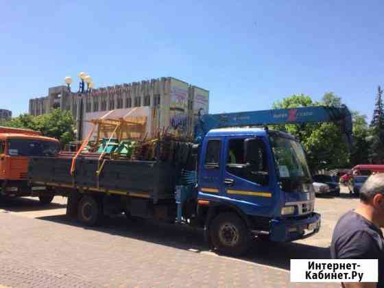 Услуги крана манипулятора до 5 тонн. Грузоперевозк Павловская