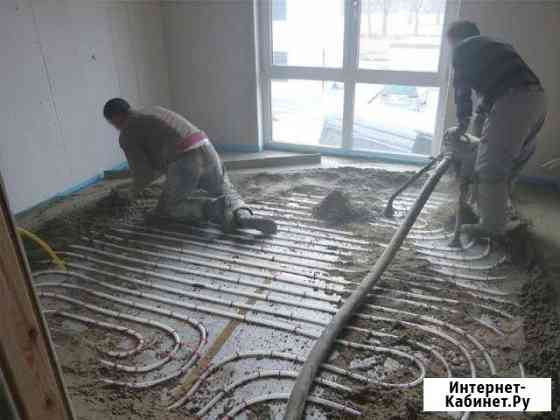 Стяжка пола полусухая механизированная Краснодар