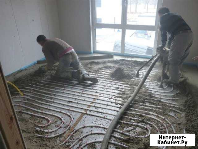 Стяжка пола полусухая механизированная Краснодар - изображение 1