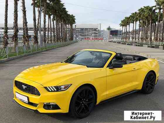Аренда кабриолета Ford Mustang в Сочи и Адлер Сочи