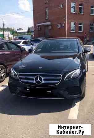 Аренда машины Mercedes E-class 2019 с водителем Москва