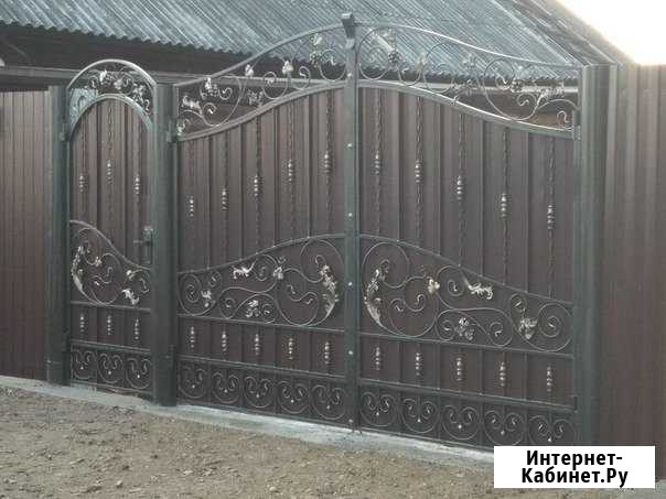 Ворота козырьки Канск - изображение 1