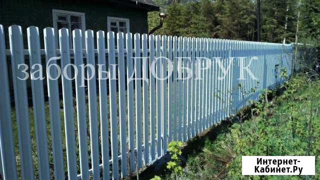 Забор из штакетника под ключ Санкт-Петербург - изображение 1