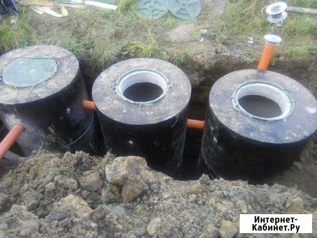 Колодец, септик, канализация из ж/б колец под ключ Санкт-Петербург - изображение 1