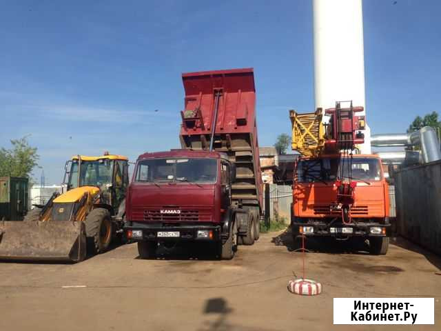 Доставка песка и щебня Автокран Экскаватор-погрузч Подольск - изображение 1