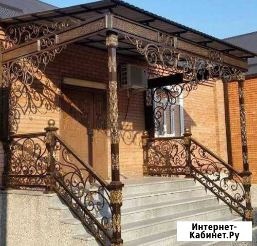 Кованные козырьки Грозный - изображение 1