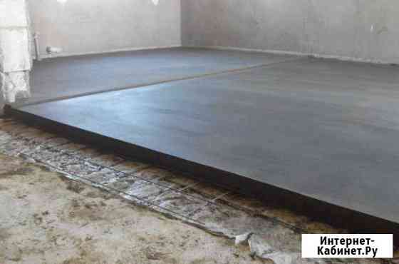 Стяжка пола. Штукатурка стен. Механизированная Воронеж