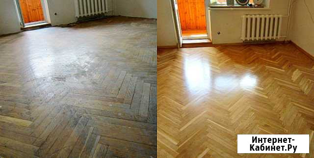 Циклевка паркета (доски) без пыли любой район Санкт-Петербург - изображение 1