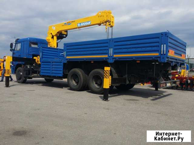 Камаз 65117 с кму soosan SCS746L Санкт-Петербург - изображение 1