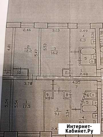 3-к квартира, 57 кв.м., 1/5 эт. Ванино - изображение 1