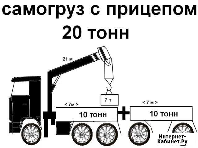 Самогруз с прицепом 20 тонн Новосибирск - изображение 1