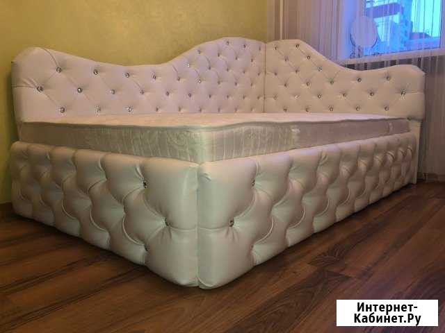 Кровать в каретной стяжке Липецк - изображение 1