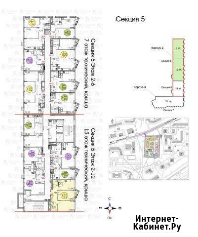 2-к квартира, 56 кв.м., 2/12 эт. Москва - изображение 1