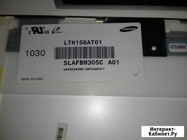 Матрица 15,6 LTN156AT01 SAMSUNG Череповец - изображение 1