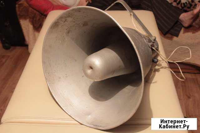 Уличный (корабельный) репродуктор алюминий 40 см Новосибирск - изображение 1