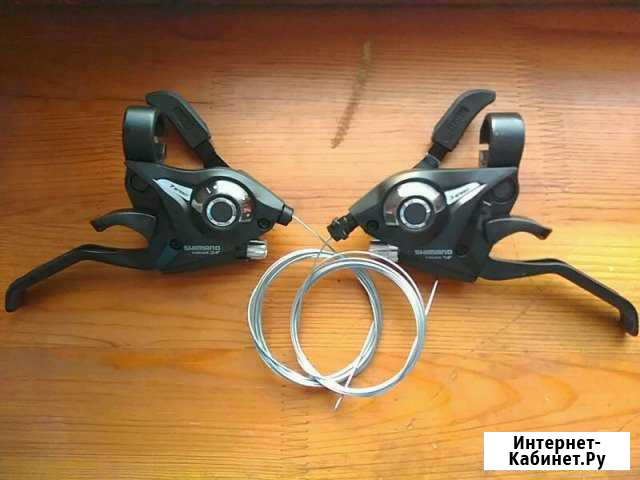 Комборучки shimano. Новые. 3*8, 3*7. На 24 и 21ско Ижевск - изображение 1