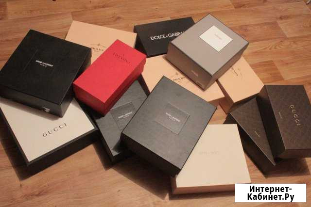 Брендовые новые коробки для обуви - для фотосессий Новосибирск - изображение 1