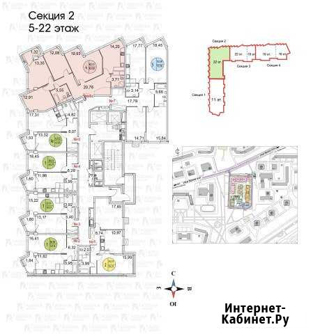 4-к квартира, 103 кв.м., 18/22 эт. Москва - изображение 1