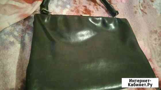 Чёрная винтажная сумка-клатч СССР Челябинск