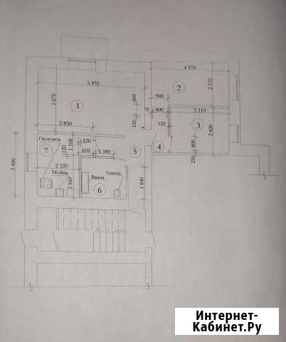 3-к квартира, 64 кв.м., 1/3 эт. Вязники - изображение 1