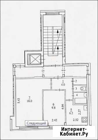 2-к квартира, 43 кв.м., 1/9 эт. Талажский Авиагородок - изображение 1