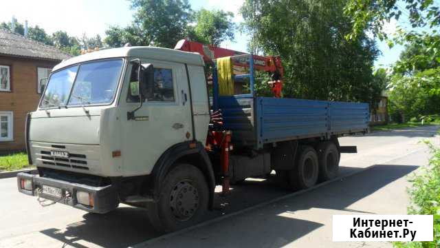 Манипулятор Камаз, Авто,Машина с краном, Воровайка Вологда - изображение 1