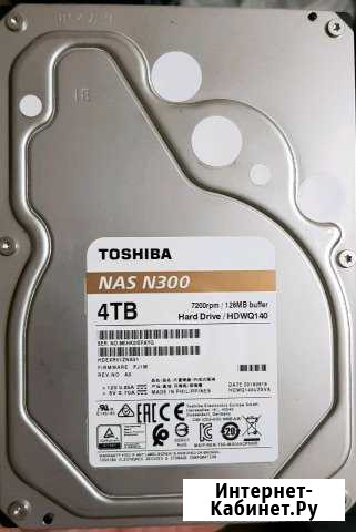 Жесткий диск 4 тб Toshiba N300 (hdwq140uzsva) Самара - изображение 1