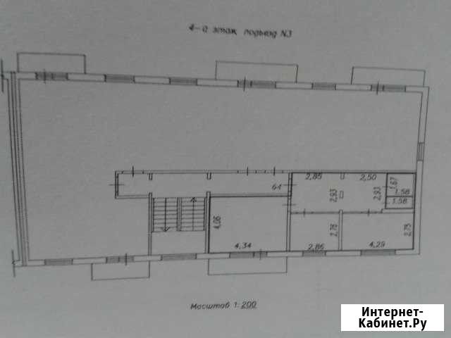 2-к квартира, 56.9 кв.м., 4/5 эт. Прокопьевск - изображение 1