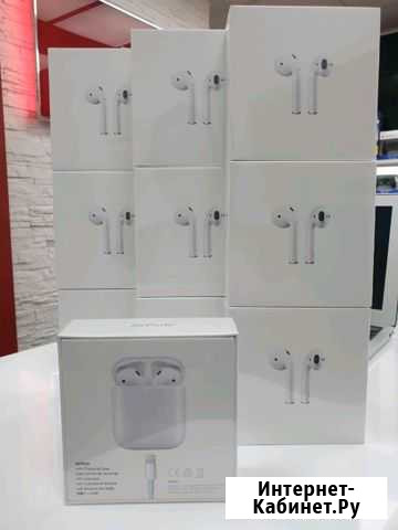 Новые AirPods 2 (2019) MV7N2RU/A Ростов-на-Дону - изображение 1