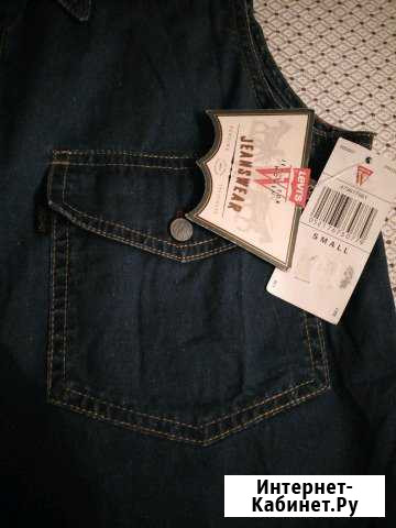 Рубашка джинсовая Levis новая S Москва - изображение 1