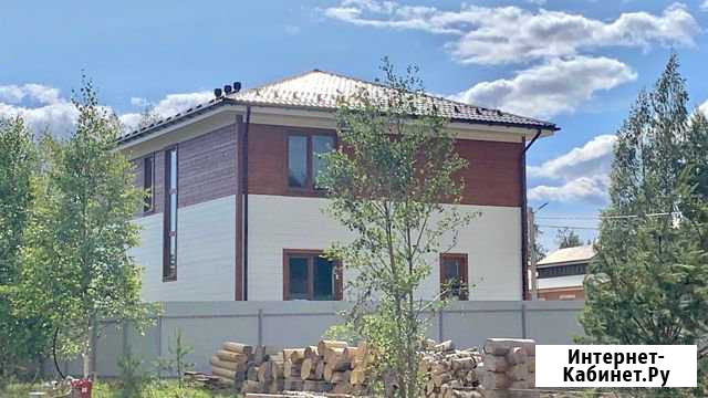 Коттедж 216 кв.м. на участке 8 сот. Агалатово - изображение 1