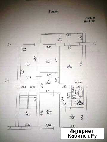 4-к квартира, 82.9 кв.м., 5/5 эт. Туапсе - изображение 1