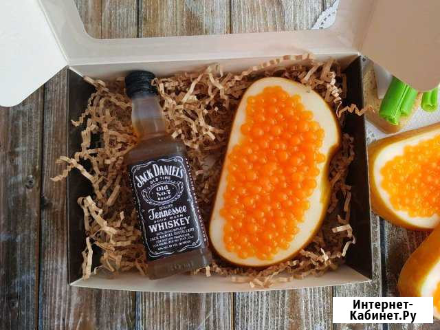 Сувенир. мыло JackDaniels и бутерброд с кр. икрой Лиски - изображение 1