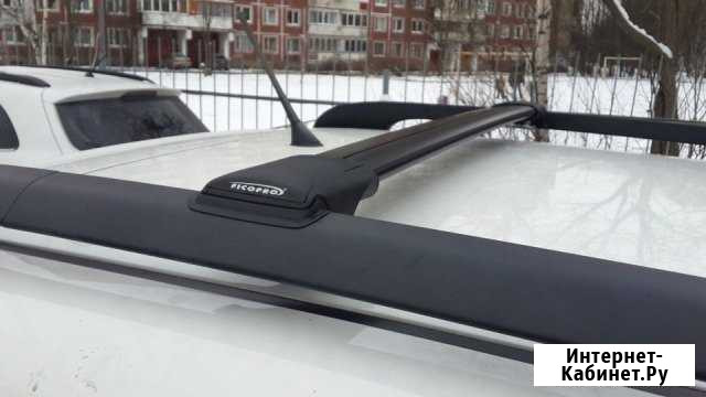 Багажник на рейлинги Fico R52 черный Новый Уренгой - изображение 1