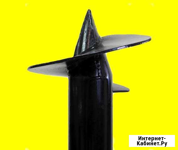 Винтовая свая Ф73, L2,5 метра с оголовком и монтаж Тюмень - изображение 1