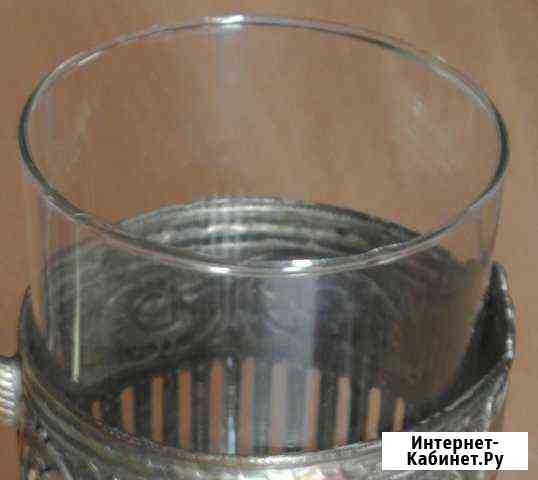 Стакан жаропрочный тонкого стекла под подстаканник Симферополь