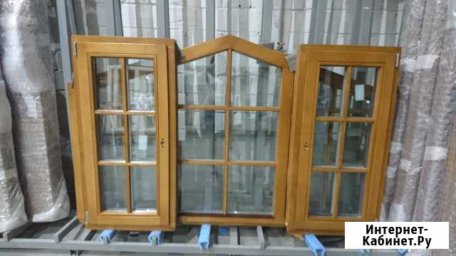 Деревянные окна 1000х800 - завод спб Санкт-Петербург - изображение 1