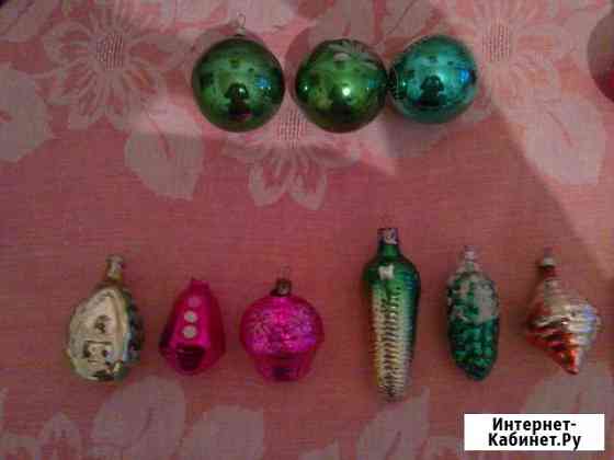 Ёлочные Игрушки СССР Новогодние Украшения Кисловодск