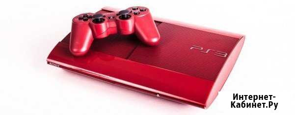 Эксклюзивная Красная Sony PlayStation 3 Super Slim Смоленск - изображение 1