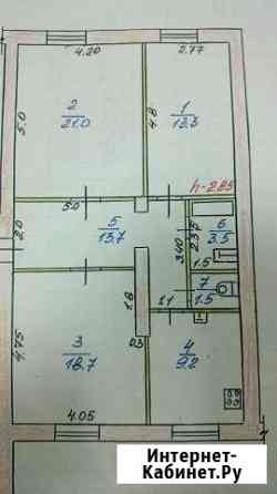 3-к квартира, 81 кв.м., 3/3 эт. Саранск